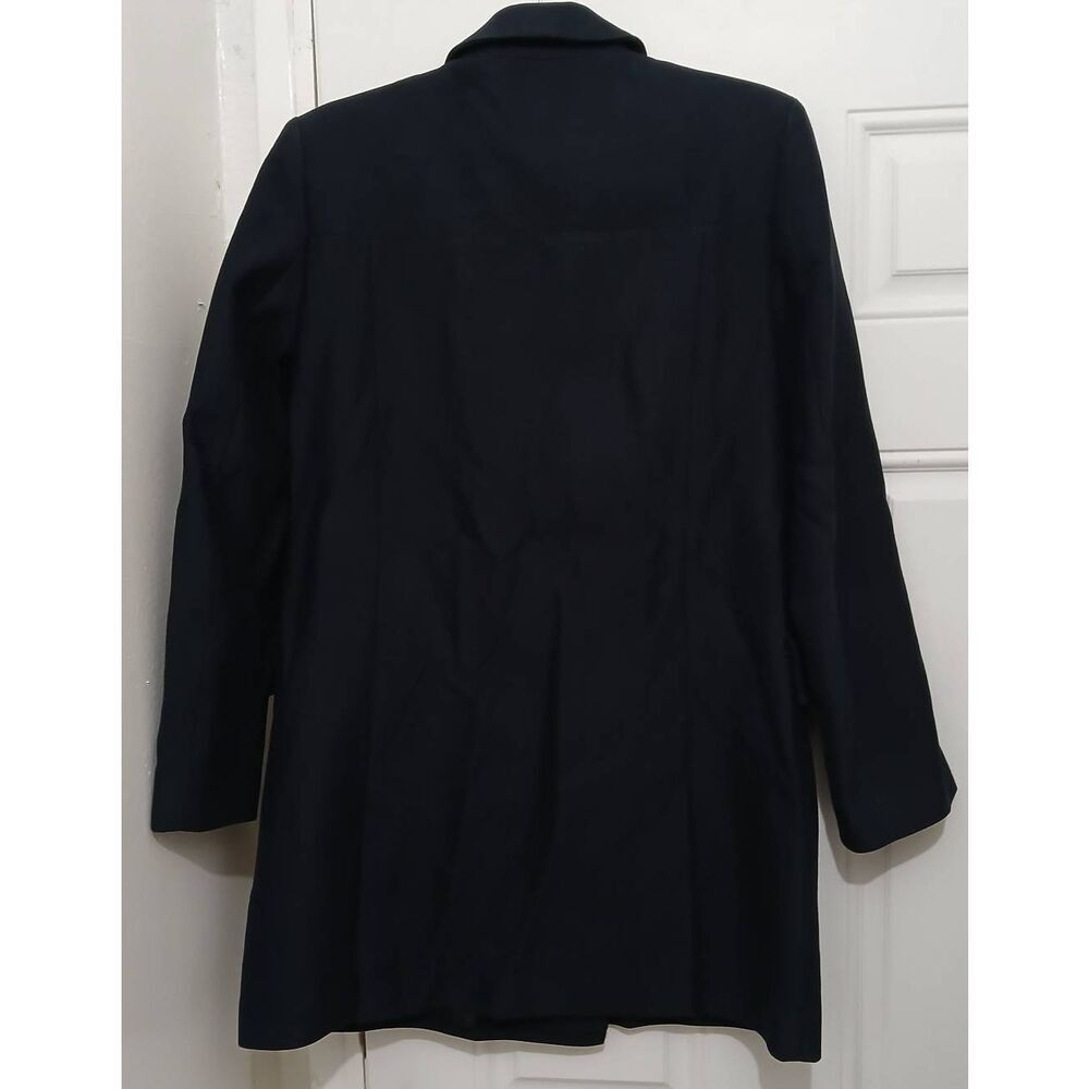 Reiss womens large mira double Breasted navy blue trench jacket - Picture 5 of 9